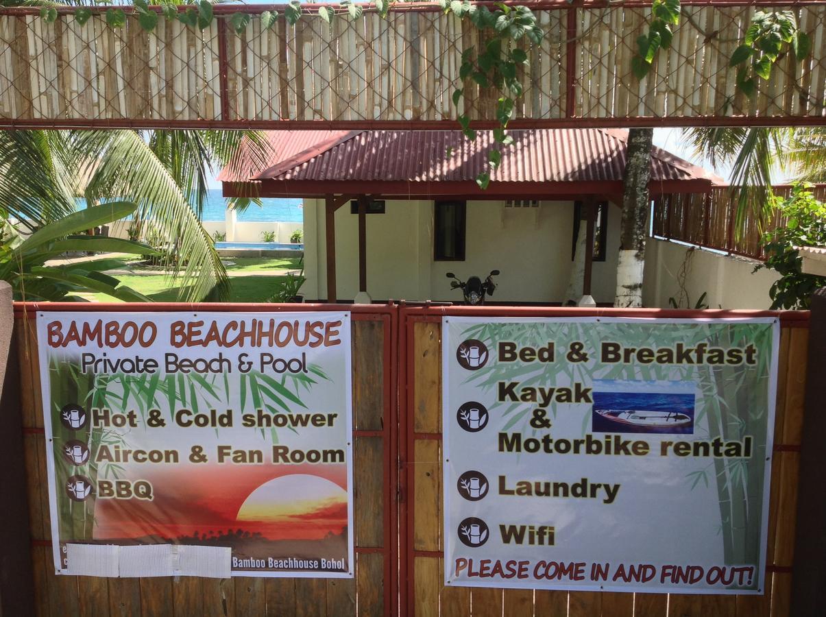 Bamboo Beachhouse Dormitory Garcia Hernandez ภายนอก รูปภาพ